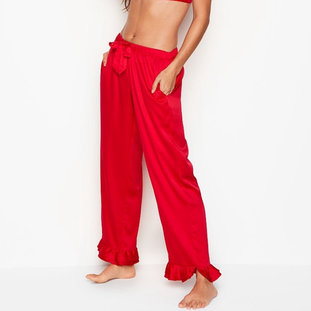 Victoria’s Secret Satin Ruffled Pant